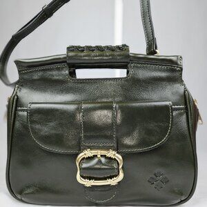 Patricia Nash Small Ovodda top handle convertible bag Dark Olive